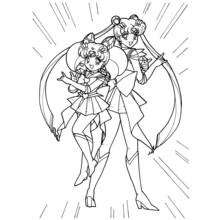 Dessin à colorier: Sailor Moon (Animé et Manga) #50416 - Coloriages à Imprimer Gratuits