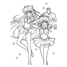 Dessin à colorier: Sailor Moon (Animé et Manga) #50417 - Coloriages à Imprimer Gratuits