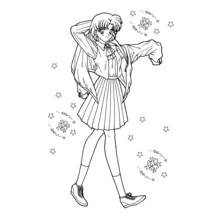 Coloriage Sailor Moon (Animé et Manga) #50434 à imprimer et colorier