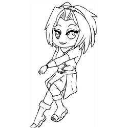 Dessins à colorier: Sakura Haruno - Coloriages à Imprimer Gratuits