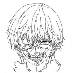 Dessins à colorier: Tokyo Ghoul - Coloriages à Imprimer Gratuits