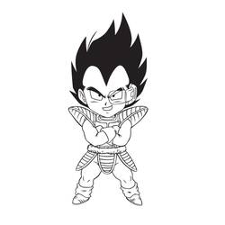 Dessins à colorier: Vegeta - Coloriages à Imprimer Gratuits
