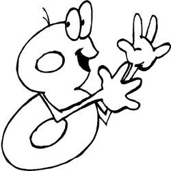 Coloriage Chiffre 8 (Apprentissage et Éducation) #221459 à imprimer et colorier