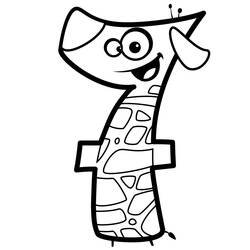 Dessin à colorier: Chiffres (Apprentissage et Éducation) #125150 - Coloriages à Imprimer Gratuits