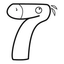 Dessin à colorier: Chiffres (Apprentissage et Éducation) #125151 - Coloriages à Imprimer Gratuits