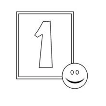 Dessin à colorier: Chiffres (Apprentissage et Éducation) #125152 - Coloriages à Imprimer Gratuits