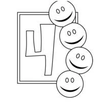 Dessin à colorier: Chiffres (Apprentissage et Éducation) #125236 - Coloriages à Imprimer Gratuits