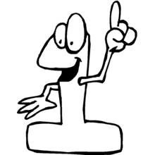 Dessin à colorier: Chiffres (Apprentissage et Éducation) #125369 - Coloriages à Imprimer Gratuits