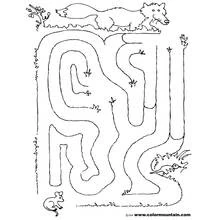 Dessin à colorier: Labyrinthes (Apprentissage et Éducation) #126482 - Coloriages à Imprimer Gratuits
