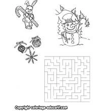 Coloriage Labyrinthes (Apprentissage et Éducation) #126495 à imprimer et colorier