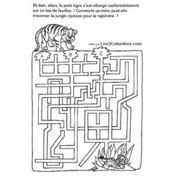 Dessin à colorier: Labyrinthes (Apprentissage et Éducation) #126502 - Coloriages à Imprimer Gratuits