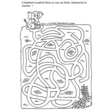 Dessin à colorier: Labyrinthes (Apprentissage et Éducation) #126521 - Coloriages à Imprimer Gratuits