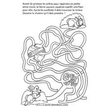 Coloriage Labyrinthes (Apprentissage et Éducation) #126583 à imprimer et colorier
