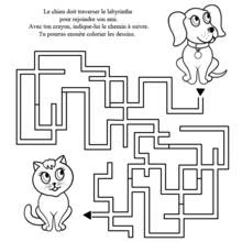 Dessin à colorier: Labyrinthes (Apprentissage et Éducation) #126605 - Coloriages à Imprimer Gratuits