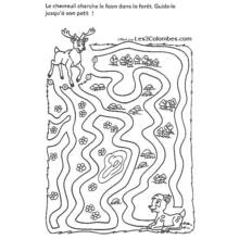 Coloriage Labyrinthes (Apprentissage et Éducation) #126614 à imprimer et colorier