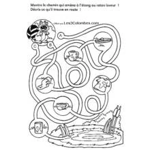 Coloriage Labyrinthes (Apprentissage et Éducation) #126629 à imprimer et colorier
