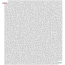 Dessin à colorier: Labyrinthes (Apprentissage et Éducation) #126638 - Coloriages à Imprimer Gratuits