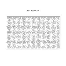 Dessin à colorier: Labyrinthes (Apprentissage et Éducation) #126647 - Coloriages à Imprimer Gratuits