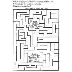 Dessin à colorier: Labyrinthes (Apprentissage et Éducation) #126653 - Coloriages à Imprimer Gratuits