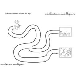 Dessin à colorier: Labyrinthes (Apprentissage et Éducation) #126741 - Coloriages à Imprimer Gratuits