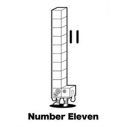 Dessin à colorier: Numberblocks (Apprentissage et Éducation) #186686 - Coloriages à Imprimer Gratuits