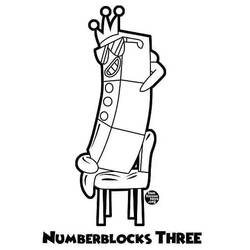 Dessin à colorier: Numberblocks (Apprentissage et Éducation) #186692 - Coloriages à Imprimer Gratuits