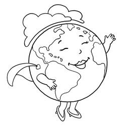 Dessin à colorier: Planete (Système Solaire) (Apprentissage et Éducation) #157753 - Coloriages à Imprimer Gratuits