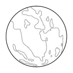 Dessin à colorier: Planete (Système Solaire) (Apprentissage et Éducation) #157761 - Coloriages à Imprimer Gratuits