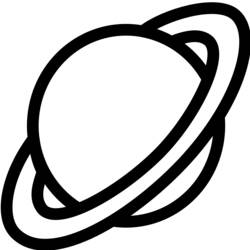 Dessin à colorier: Planete (Système Solaire) (Apprentissage et Éducation) #157767 - Coloriages à Imprimer Gratuits