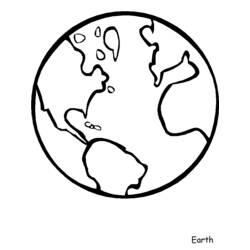 Dessin à colorier: Planete (Système Solaire) (Apprentissage et Éducation) #157784 - Coloriages à Imprimer Gratuits