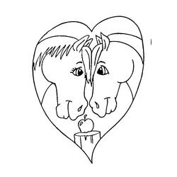 Coloriage Amour (Autres) #194112 à imprimer et colorier