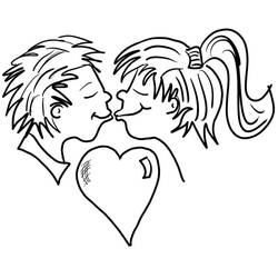 Coloriage Amour (Autres) #194145 à imprimer et colorier