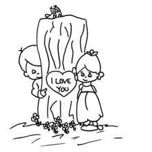 Coloriage Amour (Autres) #88536 à imprimer et colorier
