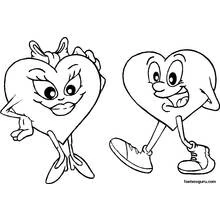 Dessin à colorier: Amour (Autres) #88606 - Coloriages à Imprimer Gratuits