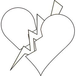 Dessin à colorier: Coeur (Autres) #173247 - Coloriages à Imprimer Gratuits