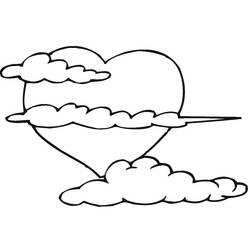 Dessin à colorier: Coeur (Autres) #173248 - Coloriages à Imprimer Gratuits