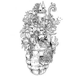 Dessin à colorier: Doodle Art (Autres) #190885 - Coloriages à Imprimer Gratuits