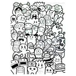 Dessin à colorier: Doodle Art (Autres) #190887 - Coloriages à Imprimer Gratuits