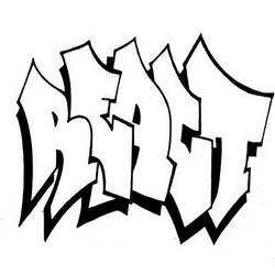 Dessin à colorier: Graffiti (Autres) #192183 - Coloriages à Imprimer Gratuits