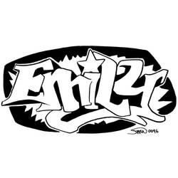 Dessin à colorier: Graffiti (Autres) #192186 - Coloriages à Imprimer Gratuits