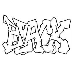 Dessin à colorier: Graffiti (Autres) #192190 - Coloriages à Imprimer Gratuits