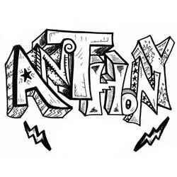 Dessin à colorier: Graffiti (Autres) #192192 - Coloriages à Imprimer Gratuits