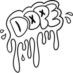 Dessin à colorier: Graffiti (Autres) #192194 - Coloriages à Imprimer Gratuits