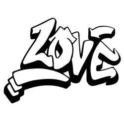 Dessin à colorier: Graffiti (Autres) #192198 - Coloriages à Imprimer Gratuits