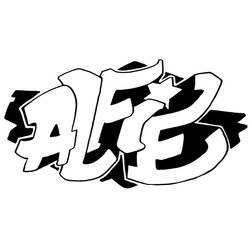 Dessin à colorier: Graffiti (Autres) #192199 - Coloriages à Imprimer Gratuits