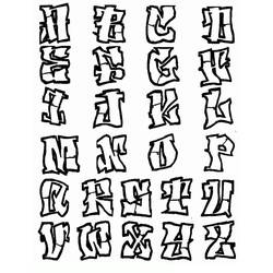 Dessin à colorier: Graffiti (Autres) #192200 - Coloriages à Imprimer Gratuits