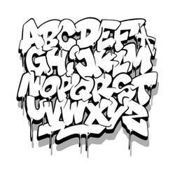 Dessin à colorier: Graffiti (Autres) #192209 - Coloriages à Imprimer Gratuits