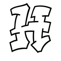 Dessin à colorier: Graffiti (Autres) #192210 - Coloriages à Imprimer Gratuits