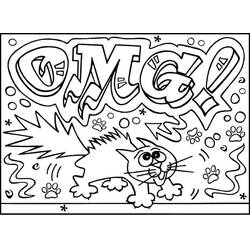 Dessin à colorier: Graffiti (Autres) #192216 - Coloriages à Imprimer Gratuits