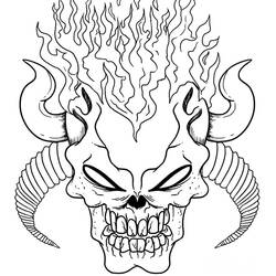 Dessin à colorier: Horreur et Effrayant (Autres) #181151 - Coloriages à Imprimer Gratuits